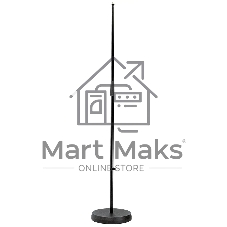 Прямая микрофонная стойка K&M 26000-300-55 высота от 870 до 1565 мм, тяжелое чугунное круглое основание, материал стойки - сталь, цвет черный