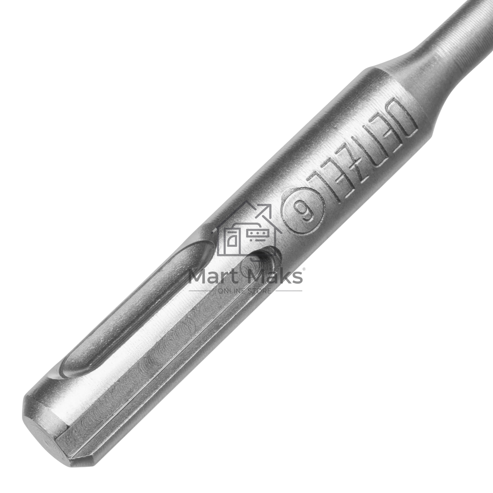 Бур по бетону Denzel цельная крестовая пластина, 6x265 мм, SDS PLUS