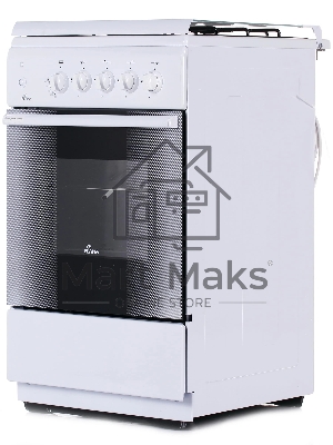 Газовая плита Flama FG 2411 W белый, конфорок 4 шт, духовка 50 л, 50 см x 85 см x 60 см