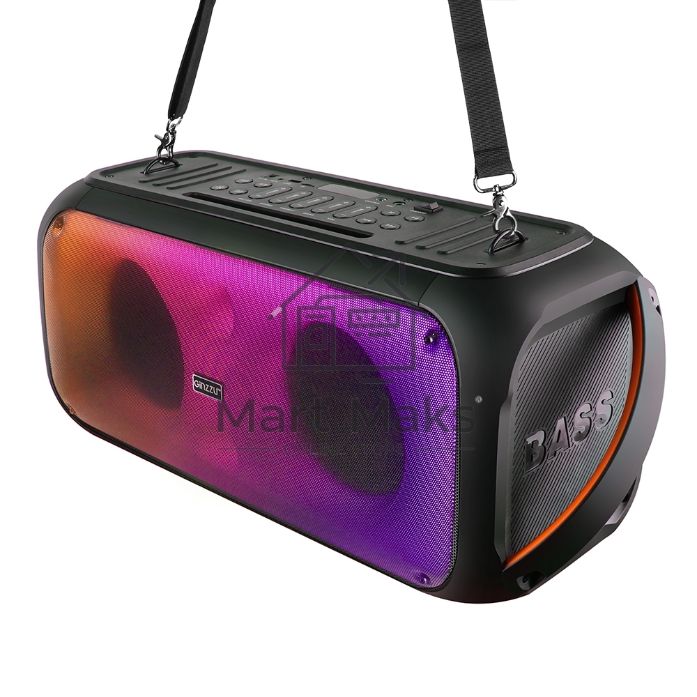 Акустическая система Ginzzu GM-111, Midi, BT/USB/TF/MIC/ДУ