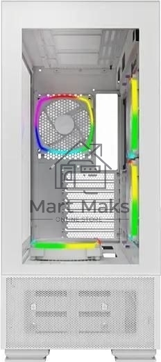 Компьютерный корпус Montech SKY TWO белый без БП ATX 3x140mm 2xUSB3.0 1xUSB3.1 audio bott PSU