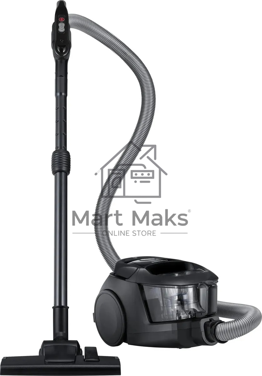 Пылесос Samsung VC18M31C0HG/EV черный, 380/1800 Вт, уборка сухая, пылесборник контейнер 2 л