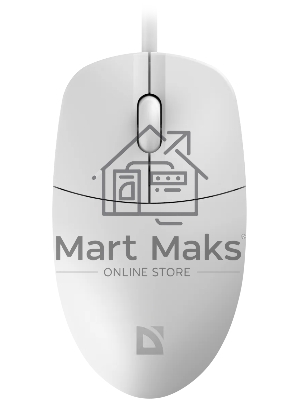 Мышь проводная Defender Azora MB-241 белый, 1200 dpi, USB, кнопки - 3