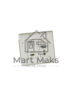 Встраиваемая панель-передатчик MuxLab 500773-TX-WH HDMI / VGA over IP 4K PoE