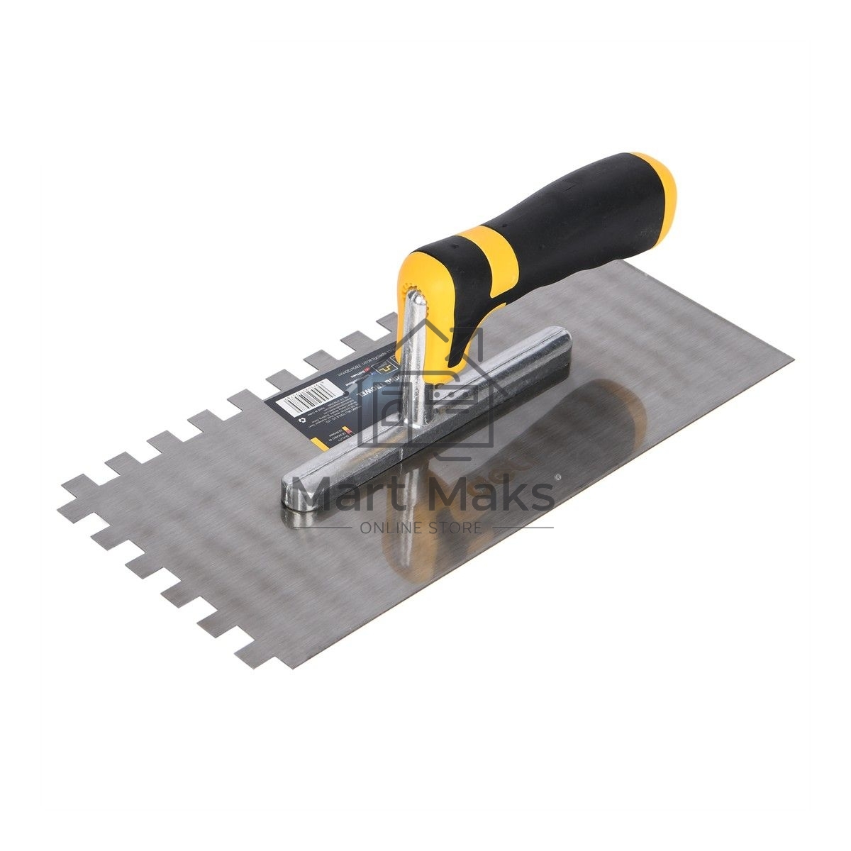 Кельма зубчатая прямоугольная Deli DL509312 280х130мм