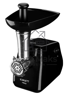 Мясорубка электрическая Scarlett SC-MG45M26 черный, 1900 Вт, 2.0 кг/мин, реверс, защита от перегрузки, насадки - 5