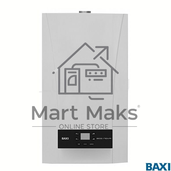 Котел газовый настенный BAXI ECO Nova 31F (31 кВт) 2 конт., с закрытой камерой сгорания