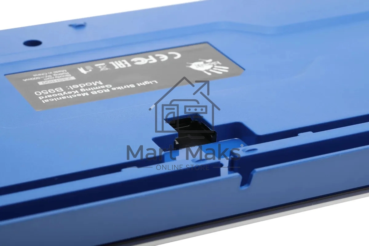 Клавиатура A4Tech Bloody B950 проводная USB синий/белый