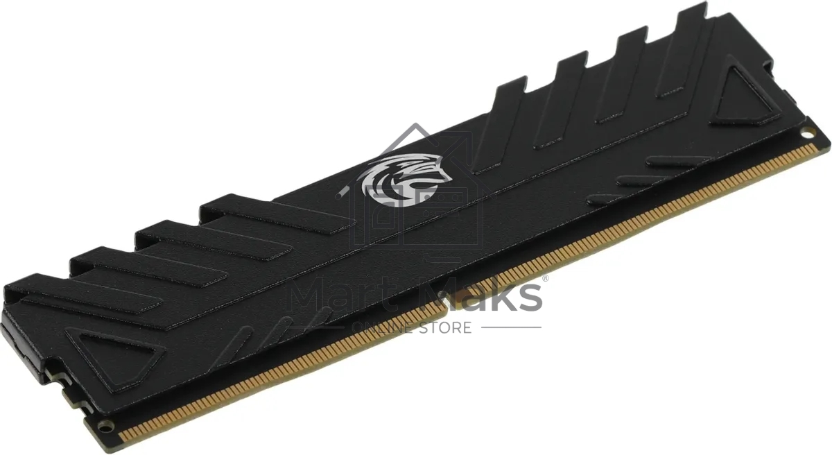 Оперативная память KingSpec, DDR4, 8GB (1x8GB), 3200MHz, CL19, DIMM, радиатор, черный