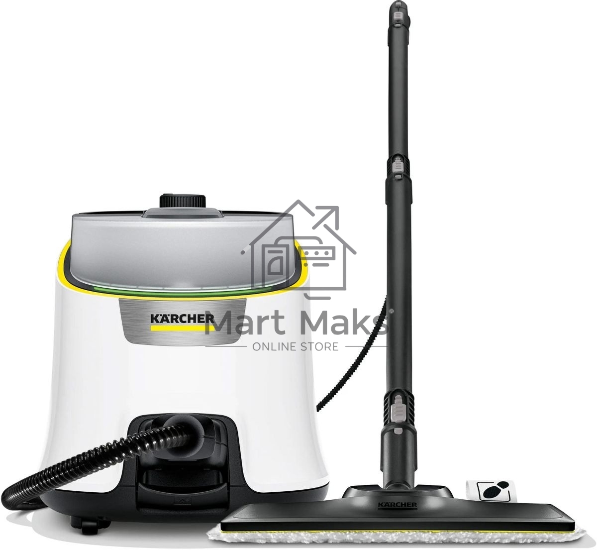 Пароочиститель напольный Karcher SC 4 Deluxe Iron EasyFix 2200Вт белый