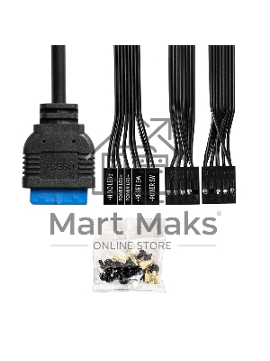 Компьютерный корпус Minitower ExeGate BAA-303MU-UNS500 (mATX, БП UNS500 с вент. 12см, 2*USB+1*USB 3.0, HD Audio, черный)