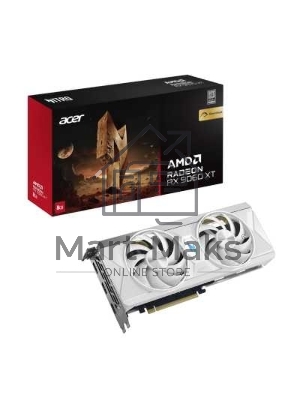 Видеокарта Acer RX9060XT NITRO WHITE OC 8Gb GDDR6 128bit 2xDP HDMI 2FAN RTL