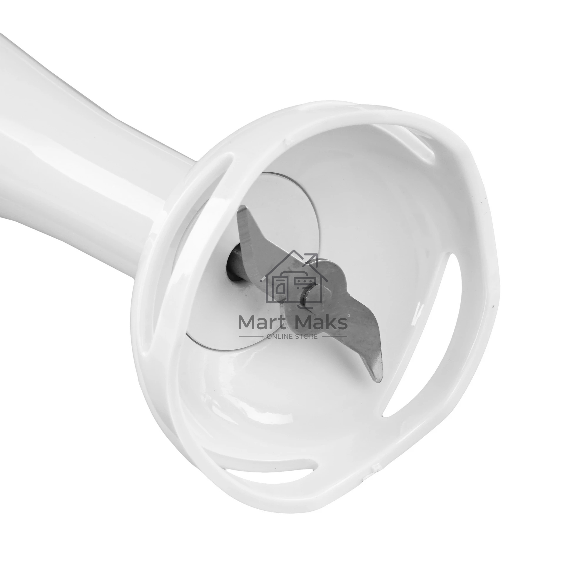 Блендер погружной Ergolux ELX-HB01-C34 (13124) 1 скорость 250 Вт, 220-240В пласт. бело-салатовый