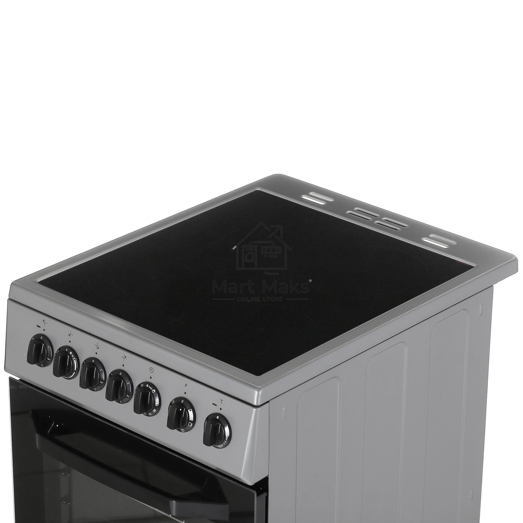 Плита электрическая Beko FFSE57114GS серебристый, конфорок 4 шт, духовка 55 л, 50 см x 85 см x 60 см