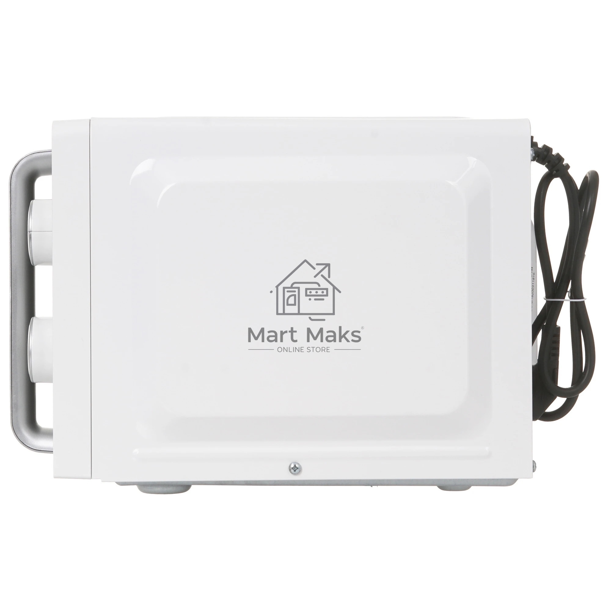 Микроволновая печь Renova MMS-20W1 белый/черный, 20 л, 700 Вт, переключатели - поворотный механизм