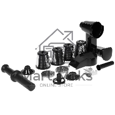 Мясорубка электрическая HOLT HT-MG-010 серый, 3300 Вт, 3.5 кг/мин, реверс, насадки - 4