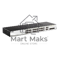 Коммутатор D-Link DGS-1210-28/F3A, 24×1 Гбит/с + 4×1 Гбит/с Combo, настраиваемый