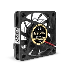 Вентилятор 12В DC ExeGate ExtraPower EP06010S2P черный 60x60x10 мм, 3000 об/мин, 24 дБ, 2 pin