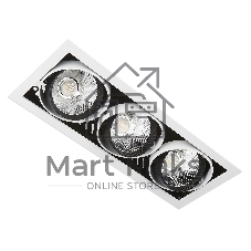 Корпус светильника T813 BK/CH 3*12W 4200K