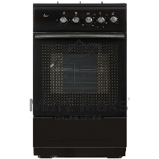 Плита комбинированная Flama RK 2201 B коричневый, конфорок 4 шт, духовка 50 л, 50 см x 85 см x 60 см