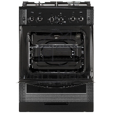 Плита газовая Gefest ПГ 6500-02 0044 черный, конфорок 4 шт, духовка 52 л, 60 см x 85 см x 60 см