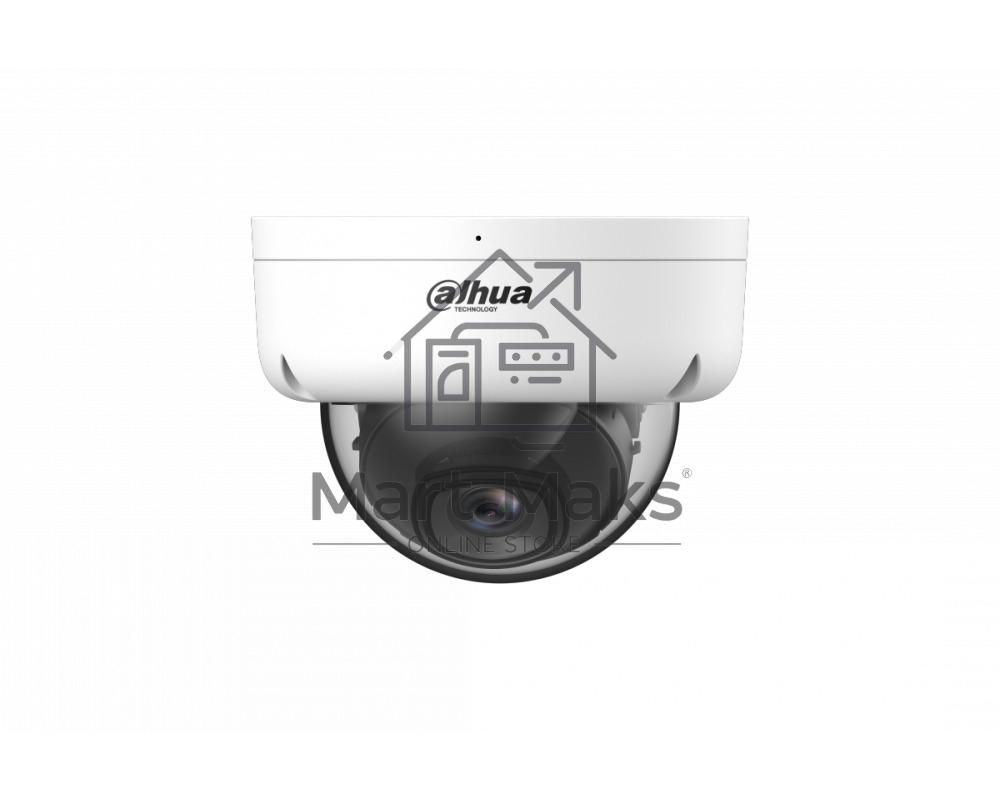 Камера видеонаблюдения Dahua DH-IPC-D1E20P-A-0360B, IP, 2 Мп, 3.6 мм, белая