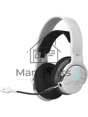 Наушники с микрофоном A4Tech Bloody GR370 белый мониторные BT оголовье (GR370)