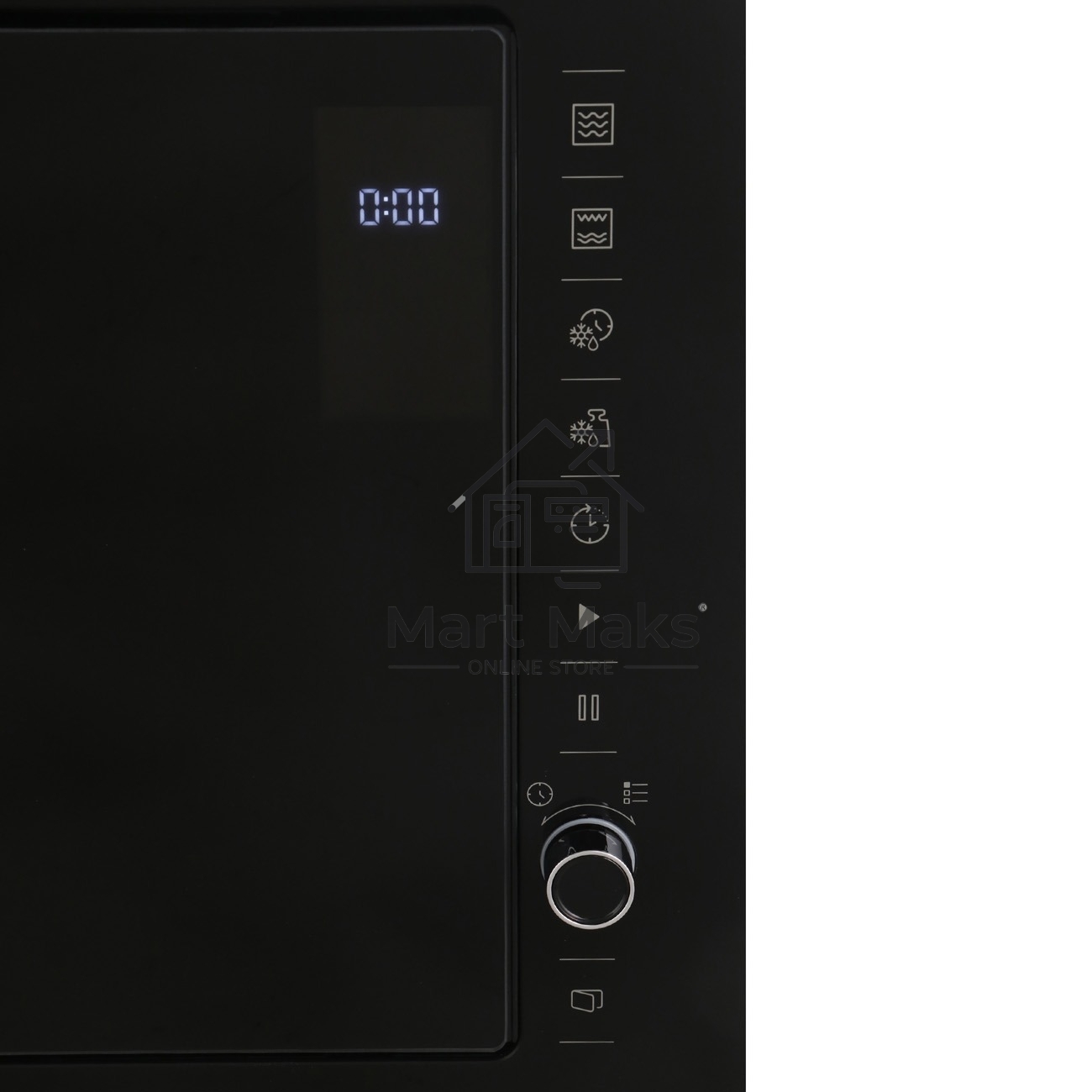 Микроволновая печь встраиваемая Beko BMGB 25333 X черный, 25 л, 900 Вт, переключатели - поворотный механизм/сенсор