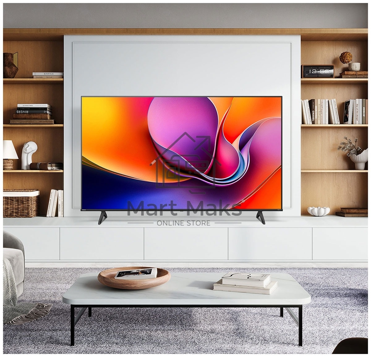 Телевизор Hisense 55'' 55A6Q Ultra HD Smart Black 2025