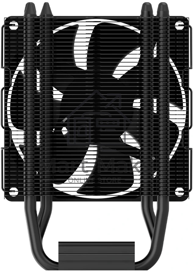 Кулер ZALMAN CNPS4X BLACK V2, 92mm FAN, 3 HEAT PIPES, 4-PIN PWM, 800-2000 RPM, 29DBA, HYDRO BEARING, LGA1851/1700, AM5/AM4, screw type installation