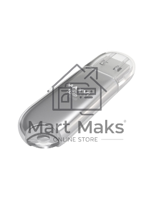 Флешка USB Maxvi P1 (FD16GBUSB20C10P1 silver), 16GB, USB 2.0, R/W 12/5, серебристый