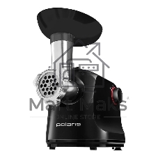 Мясорубка электрическая Polaris PMG-1897 RUS черный, 1800 Вт, 2 кг/мин, защита от перегрузки, насадки - 2