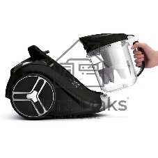 Пылесос Tefal TW4855EA черный, 550 Вт, уборка сухая, пылесборник контейнер 2.5 л