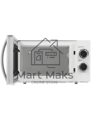 Микроволновая печь Hyundai HYM-M2043 белый/черный, 20 л, 700 Вт, переключатели - поворотный механизм