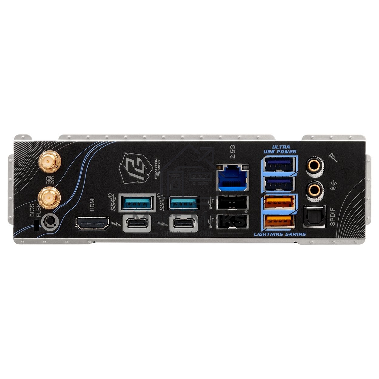 Материнская плата ASRock Z890 Riptide WiFi, LGA 1851, Intel Z890, 4xDDR5, 4xSATA, 5xM.2, 1xPCIe 5.0 x16, 1xPCIe 4.0 x16, 1xPCIe x1, 2xUSB-C Thunderbolt 4, 4xUSB-A 3.2 Gen 1, 1xUSB-A 3.2 Gen 2, 1xHDMI, 1x2.5Gb LAN, 4x3.5 мм, 7.1, ATX