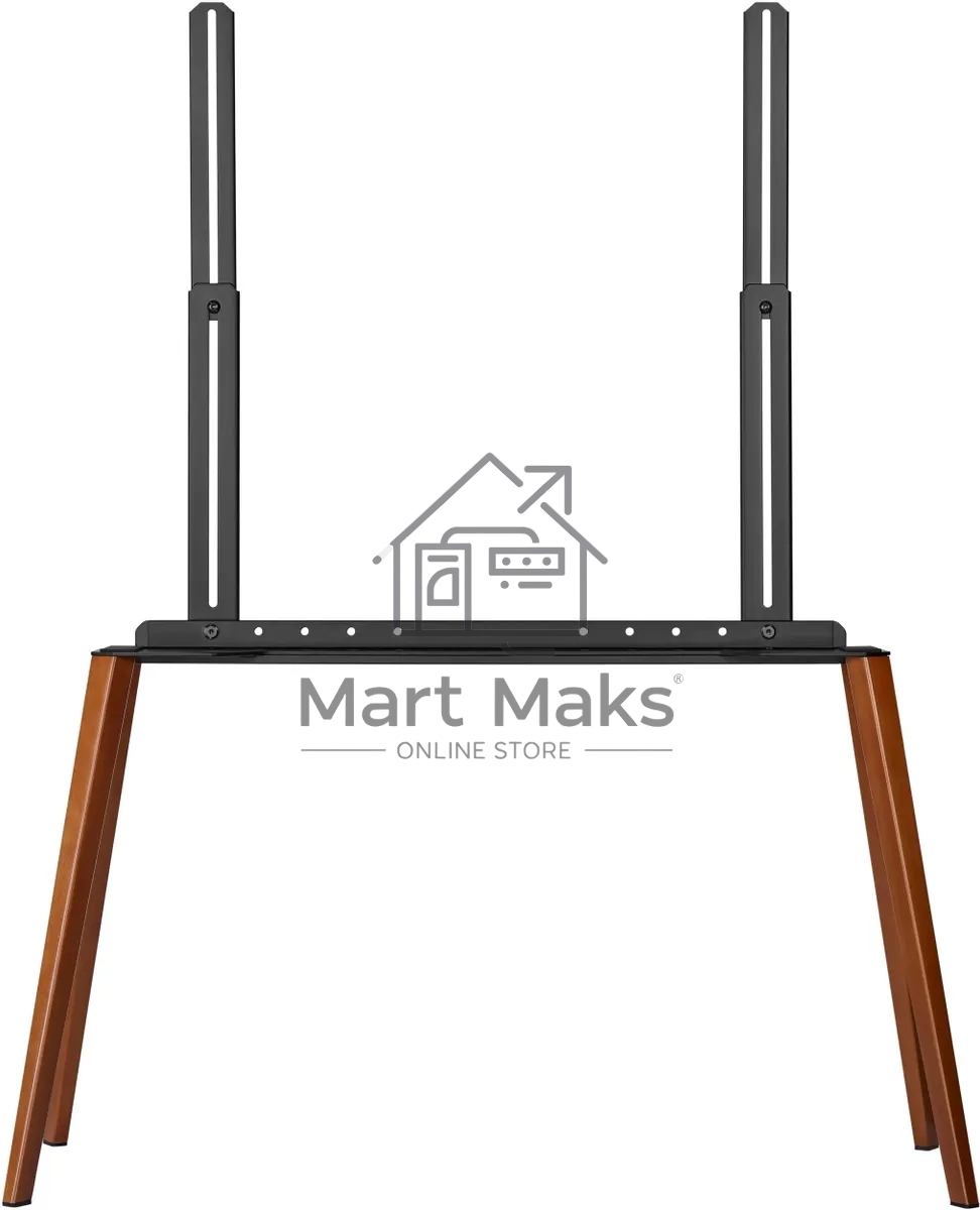 Подставка для телевизора Cactus CS-ST3646BKWN черный/орех, 49