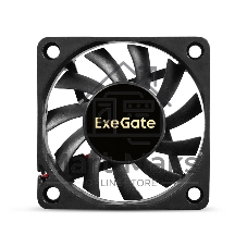 Вентилятор 12В DC ExeGate ExtraPower EP06010S2P черный 60x60x10 мм, 3000 об/мин, 24 дБ, 2 pin