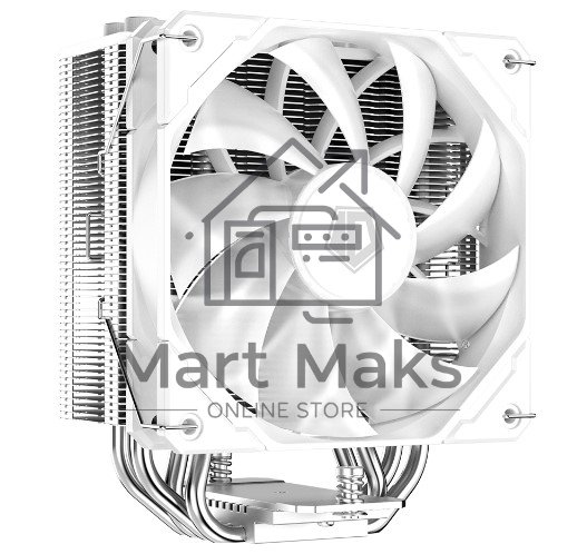 Кулер ID-COOLING SE-224-XTS белый 120мм алюминий+медь 1500rpm 29db 4-pin 220W 151мм