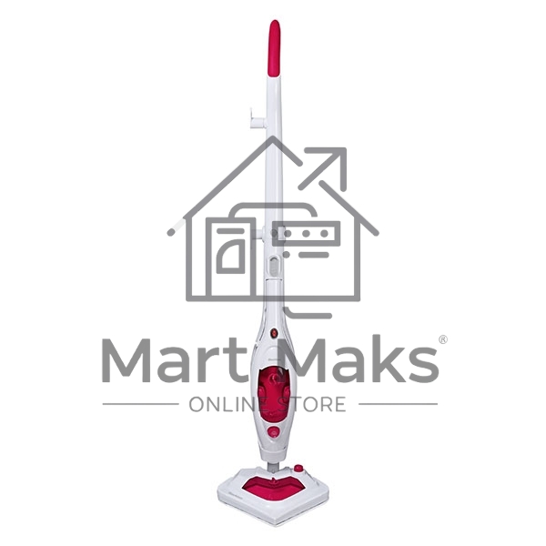 Паровая швабра Blackton Bt SM1115 White-pink, Мощность 1300 Вт, 2 в 1. Вертикальная и компактная, Давление 1 бар, Резервуар для воды 300 мл, Резервуар для моющего средства 180 мл Время неприрывной работы до 20 минут, Быстрая и эффективная очистка всех тип