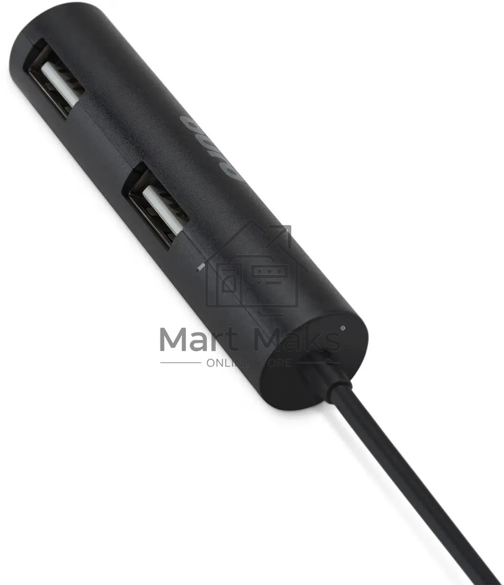 Разветвитель USB 2.0 Buro BU-HUB4-0.5R-U2.0 4порт. черный