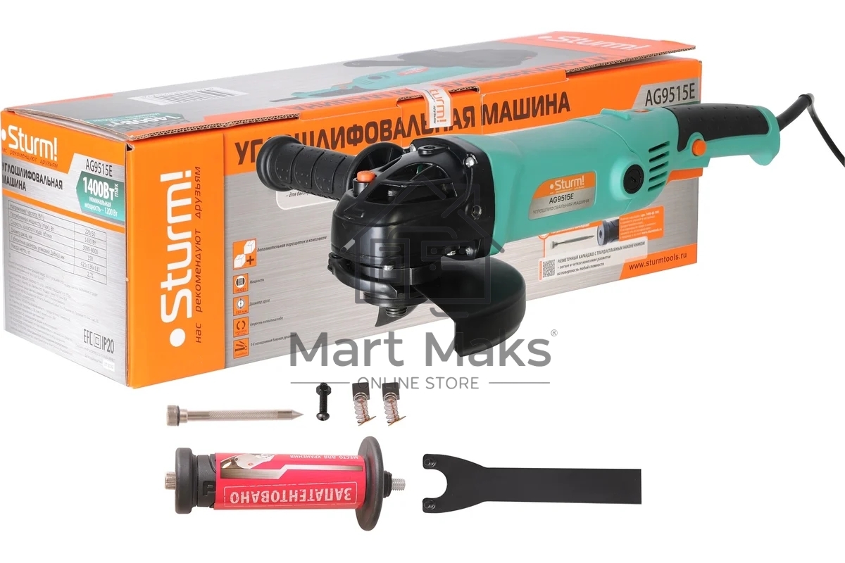 Углошлифовальная машина Sturm AG9515E