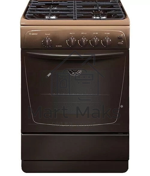 Плита газовая Gefest CG 60MC6 K83 коричневый, конфорок 4 шт, духовка 63 л, 60 см x 85 см x 60 см