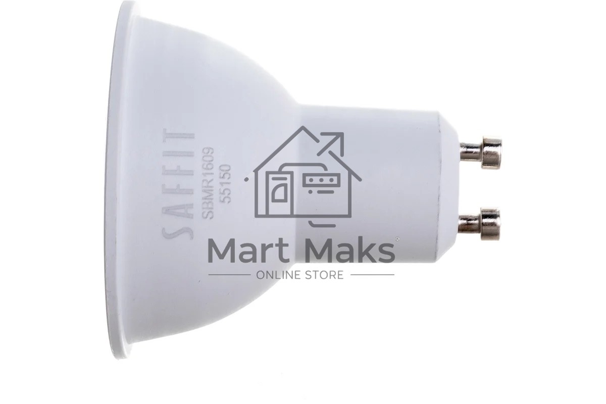 Лампа светодиодная SAFFIT SBMR1609 (55150) 9 вт 230в GU10 дневной