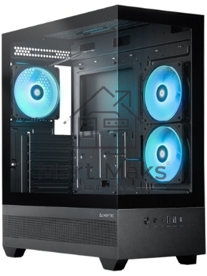 Корпус Chieftec Vista черный без БП ATX 3x120мм 1xUSB2.0 1xUSB3.0 1xUSB3.1 audio bott PSU