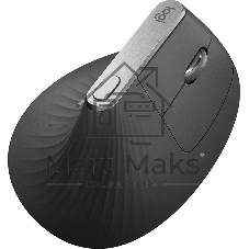 Мышь беспроводная Logitech MX Vertical черный/серебристый, 4000 dpi, радиоканал, Bluetooth, USB, кнопки - 6