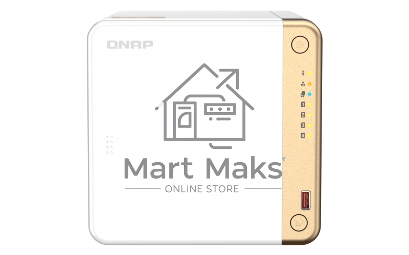 Сетевое хранилище NAS Qnap Original TS-462-4G 4-bay настольный Celeron N4505