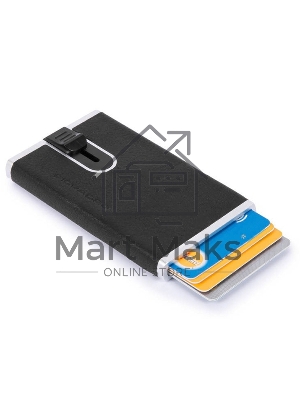 Чехол для кредитных карт Piquadro Black Square PP4825B3R/N черный натур.кожа