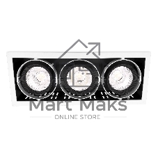 Корпус светильника T813 BK/CH 3*12W 4200K
