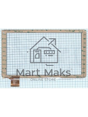 Сенсорное стекло (тачскрин) C145255A1-DRFPC307T-V2.0, белое