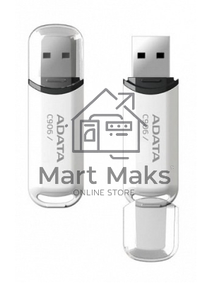 Флешка USB ADATA Classic C906 (AC906-64G-RWH), 64Gb, USB 2.0, R/W 15/5, белый